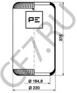 650883-4 DENNIS Кожух пневматической рессоры в городе Екатеринбург