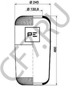 TE77 110 7Y TEMSA Кожух пневматической рессоры в городе Екатеринбург