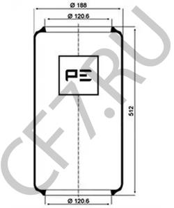 655606-1 DENNIS Кожух пневматической рессоры в городе Екатеринбург