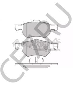 2380701 TEXTAR Колодки тормозные дисковые передн CHRYSLER: VOYAGER III 00- в городе Екатеринбург