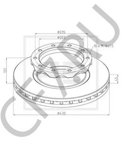 821 358 300 SOLARIS Тормозной диск в городе Екатеринбург