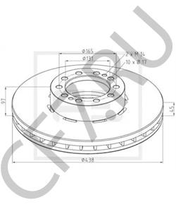 299 6353 IRISBUS Тормозной диск в городе Екатеринбург