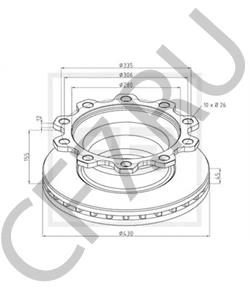 103 696 GIGANT Тормозной диск в городе Екатеринбург