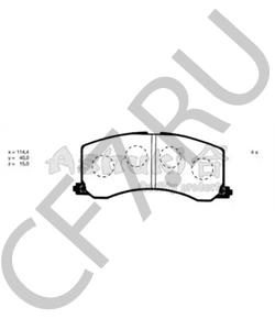 5580061g70 SUZUKI Колодки тормозные в городе Екатеринбург