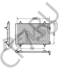 6455CX CITROËN (DF-PSA) Конденсатор, кондиционер в городе Екатеринбург