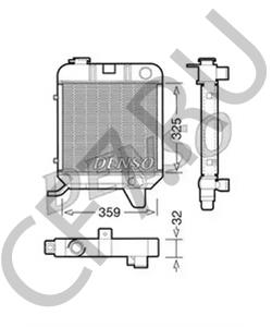 130.112 CAMIDA Термостат ГАЗЕЛЬ дв. Cummins ISF 2.8 5257076, 4983736, 5337967 (t=82C,180F) (, Китай) в городе Екатеринбург