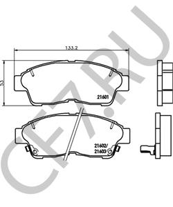 MDK0096 POCLAIN Комплект тормозов, дисковый тормозной механизм в городе Екатеринбург