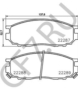 CV80961201 CHANGAN Комплект тормозных колодок, дисковый тормоз в городе Екатеринбург