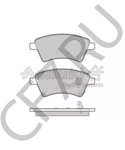 13046027152 Ate 13.0460-2715.2_[71742853] !колодки дисковые п.\ Fiat Sedici, Suzuki SX4 1.5i/1.6i 16V/1.9 DDiS 06> в городе Екатеринбург