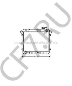 1021521 ZASTAVA Радиатор, охлаждение двигателя в городе Екатеринбург
