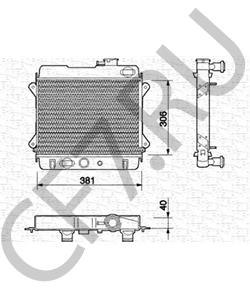 1611509 YUGO Радиатор, охлаждение двигателя в городе Екатеринбург