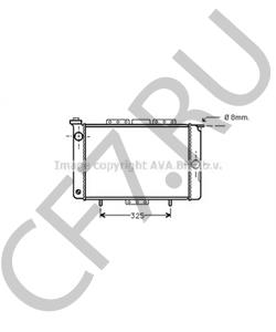 1610462 YUGO Радиатор, охлаждение двигателя в городе Екатеринбург