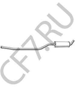 2101-1202005 РОССИЯ Резонатор /2101/ (1 бачок) сварной 2 кожуха в городе Екатеринбург