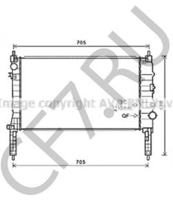 95136076 BUICK (SGM) Радиатор, охлаждение двигателя в городе Екатеринбург