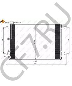 4H0260401C BENTLEY Конденсатор, кондиционер в городе Екатеринбург