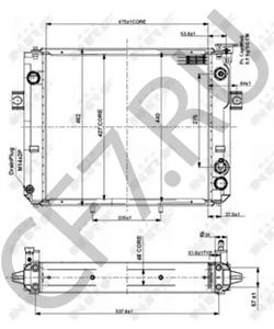 580035841 YALE Радиатор, охлаждение двигателя в городе Екатеринбург