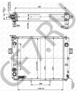 2054530 YALE Радиатор, охлаждение двигателя в городе Екатеринбург