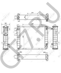 580015725 YALE Радиатор, охлаждение двигателя в городе Екатеринбург