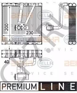 6Q0 820 103 D SKODA Испаритель, кондиционер в городе Екатеринбург