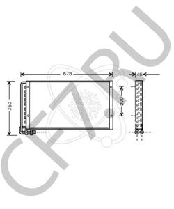 81619206012 AEBI Конденсатор, кондиционер в городе Екатеринбург