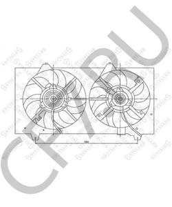 4F0 959 455K AUDI (FAW) Вентилятор, охлаждение двигателя в городе Екатеринбург