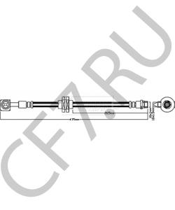13399644 Аксессуары Шланг тормозной усиленный HEL (General Motors ) в городе Екатеринбург
