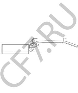 263833 PIAGGIO Глушитель выхлопных газов конечный в городе Екатеринбург