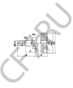 7692993 FIAT / LANCIA Опора, стабилизатор в городе Екатеринбург