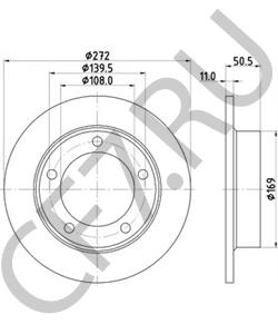 2121-3501070 PEKAR Диск тормозной 2121 'Пекар' в городе Екатеринбург