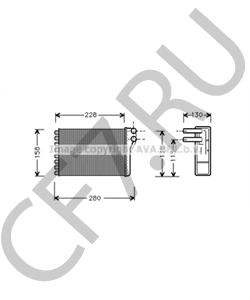 4734453 PLYMOUTH Теплообменник, отопление салона в городе Екатеринбург