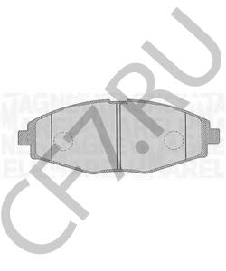 S11-3501080 Hot-Parts КОЛОДКА ТОРМОЗНАЯ ПЕРЕДНЯЯ CH QQ в городе Екатеринбург
