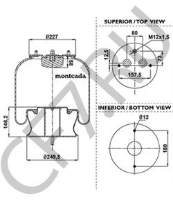 132862 Hitachi Кожух пневматической рессоры в городе Екатеринбург