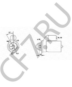 580 280 KW Термостат MB W201/W124/W460/T1 83-/W4176.85D в городе Екатеринбург