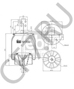 5 0004 2581 IVECO Кожух пневматической рессоры в городе Екатеринбург