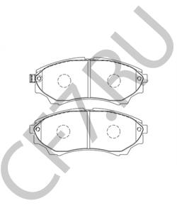 3M352001BA BSG Колодки торм. диск. перед Ford Ranger I II 99- Mazda B-Serie III IV 98- BT-50 (UN) 06- в городе Екатеринбург