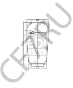 A628 323 00 92 SETRA Кожух пневматической рессоры в городе Екатеринбург