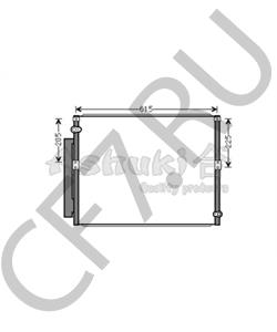 814236 VALEO Конденсор кондиционера TOYOTA LAND CRUISER (J12) в городе Екатеринбург