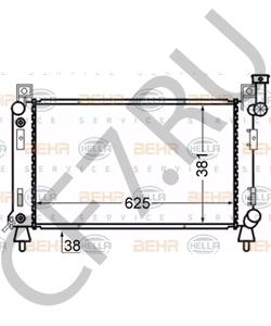4644044 PLYMOUTH Радиатор, охлаждение двигателя в городе Екатеринбург