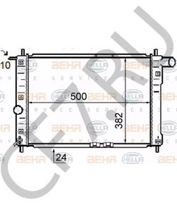 52484500 ZAZ Радиатор, охлаждение двигателя в городе Екатеринбург