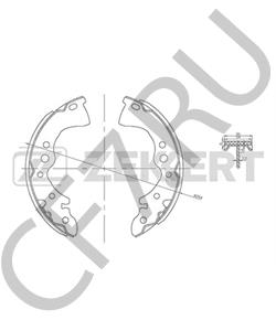 4843031010K0 SAMSUNG Комплект тормозных колодок в городе Екатеринбург