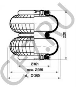 9463281601 MB AIR SPRING BELLOWS в городе Екатеринбург