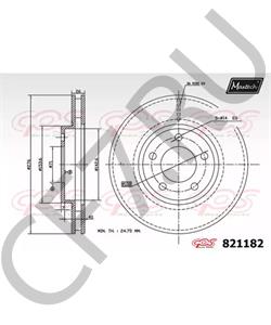 F1SZ1125A FORD ASIA / OCEANIA Тормозной диск в городе Екатеринбург