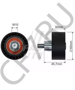 16 114 228 80 PSA РОЛИК НАТЯЖНОЙ, КОД:, СТРАНА ВВОЗА - ФРАНЦИЯ, , ФРАНЦИЯ в городе Екатеринбург