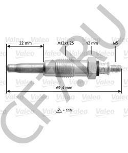 11591701 Mercedes СВЕЧА НАКАЛИВАНИЯ [ORG в городе Екатеринбург