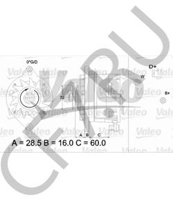 2101-3701005 PEKAR Генератор ВАЗ-2101 14В,42А ПЕКАР в городе Екатеринбург
