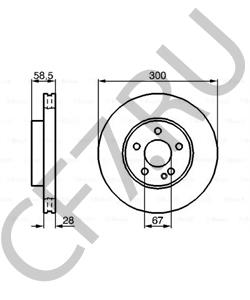 636 421 00 12 MERCEDES-BENZ (FJDA) Тормозной диск в городе Екатеринбург