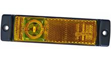 Schmitz Фонарь габаритный боковой жёлтый LED с проводом 1,3 м