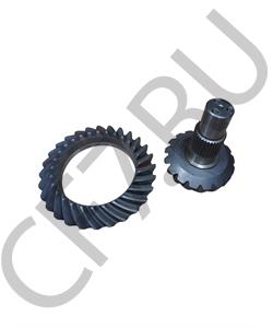 DZ9112320689 SHAANXI Коническая пара среднего редуктора (28х17, i-5.73, короткий хвостик, мелкий шлиц) SH в городе Екатеринбург