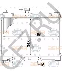 16400-23090 TOYOTA (FAW) Радиатор, охлаждение двигателя в городе Екатеринбург