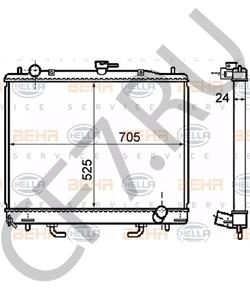 1350A155 TATA Радиатор, охлаждение двигателя в городе Екатеринбург